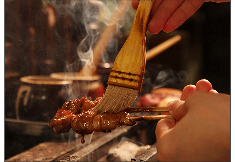 白ワイン×串